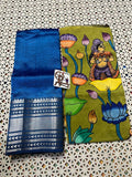 Beautiful Mangalgiri Saree With 2 Blouse