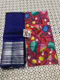 Beautiful Mangalgiri Saree With 2 Blouse