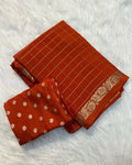 Beautiful Pure Chinnon With Blouse