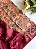 Beautiful Viscose Dola Silk Saree With Blouse