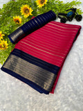 Beautiful Mysore Silk Saree With Blouse