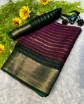 Beautiful Mysore Silk Saree With Blouse