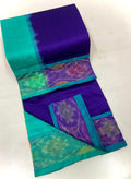 Ever Green Trending Tripura Silk Saree With Ikkat Border