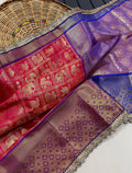 Exclusive Banaras Silk Saree With Lace Border