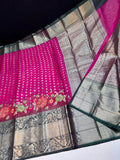 Beautiful Banaras Saree With Cutwork Embroidered All Over