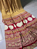 Ajrakh saree
