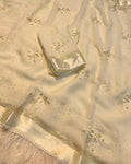 Chiffon With Embroidery Saree