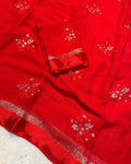 Chiffon With Embroidery Saree