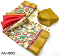 Kalamkari Dola Silk Saree With Blouse 