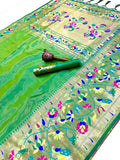 Beautiful Tissue Painthani Silk Saree