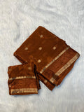 Beautiful Chinnon Viscose Saree With Blouse