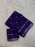 Beautiful Chinnon Viscose Saree With Blouse