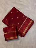 Beautiful Chinnon Viscose Saree With Blouse