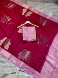 Beautiful Banarase Silk Saree With Blouse