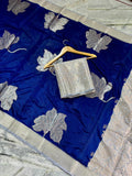 Beautiful Banarase Silk Saree With Blouse