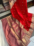 Beautiful Warm Silk Banarase Saree With Blouse