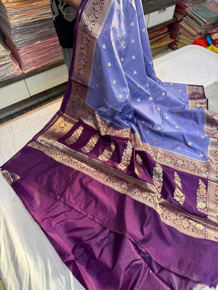 Beautiful Warm Silk Banarase Saree With Blouse