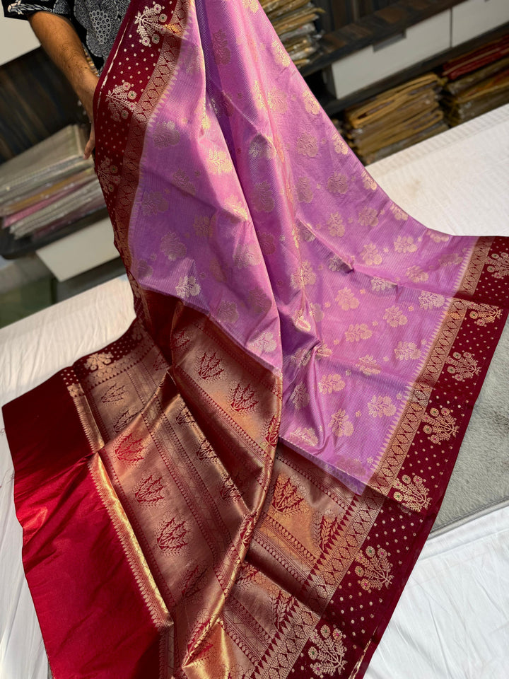 New Arrivals Raw Mango Banarase Silk