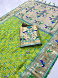 Beautiful Patola + Paithani Silk Sarees
