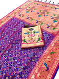 Beautiful Patola + Paithani Silk Sarees
