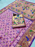 Beautiful Patola + Paithani Silk Sarees