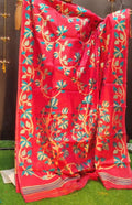 Beautiful Jamdhani Cotton Silk Saree 