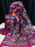 Beautiful Jamdhani Cotton Silk Saree 