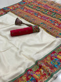 Beautiful Viscose Hand Embroidery Saree