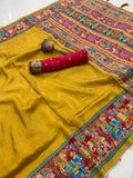 Beautiful Viscose Hand Embroidery Saree