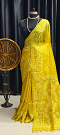 Authetic Pure Gachi Jamdhani Silk Saree
