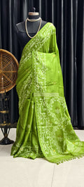 Authetic Pure Gachi Jamdhani Silk Saree