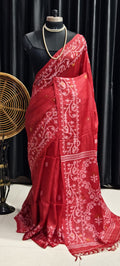 Authetic Pure Gachi Jamdhani Silk Saree