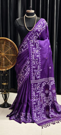 Authetic Pure Gachi Jamdhani Silk Saree