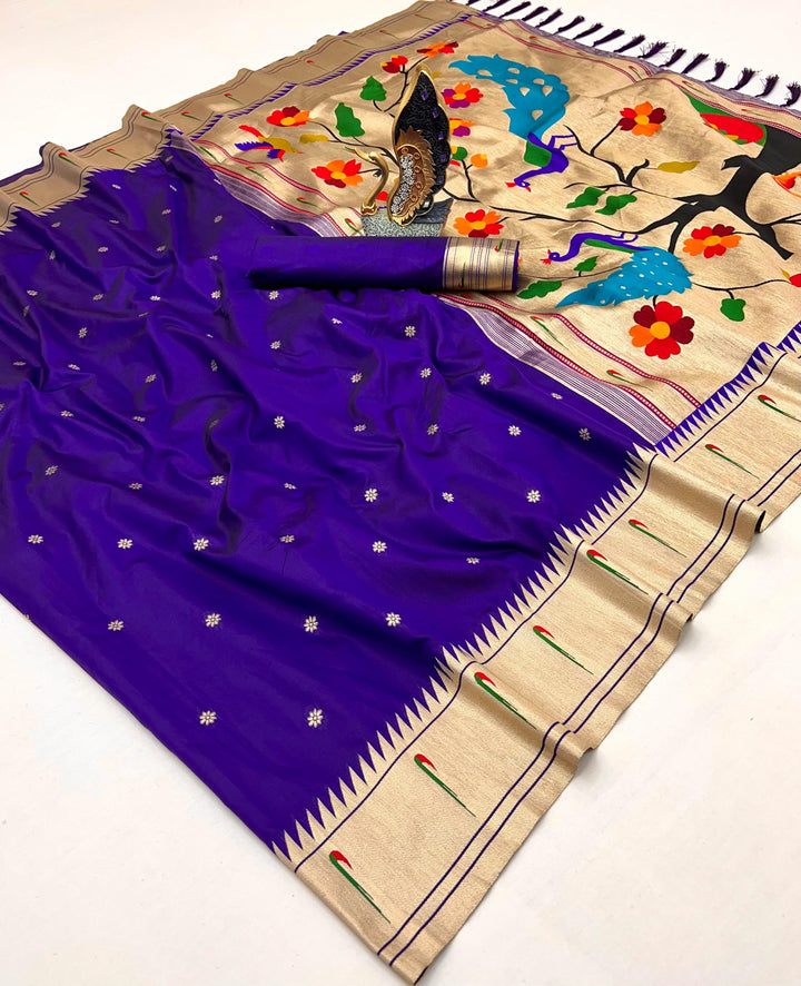 Paithani Silk Saree With Blouse
