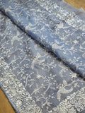Beautiful Pure Organza Embroidery Silk Saree