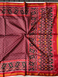 Beautiful Tussar Patola Silk Saree