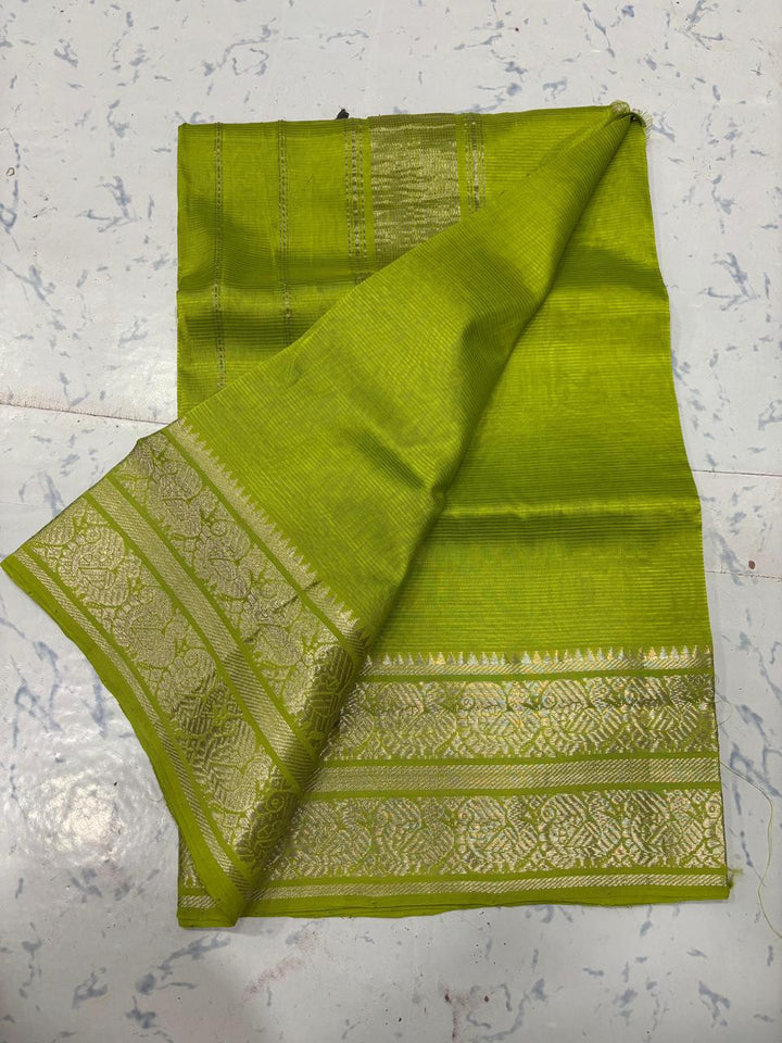 Handloom Silk Cotton Big Border