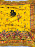 Beautiful Pashima Silk Saree With Blouse