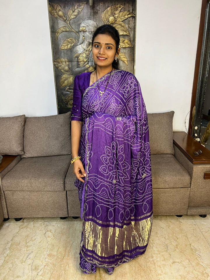 Pure Modal With Handwork Lace Border With Zari Pallu