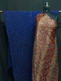 Beautiful Ajrakh With bandhej Design Pure Model