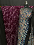 Beautiful Ajrakh With bandhej Design Pure Model
