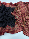 Beautiful Matka Silk Patola Saree With Blouse