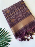 Beautiful Patola Tussar Silk Saree With Blouse