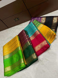 Warm Silk Banarase Saree With Blouse