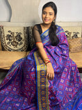 Beautiful Patola Silk Saree With Kanchi Border