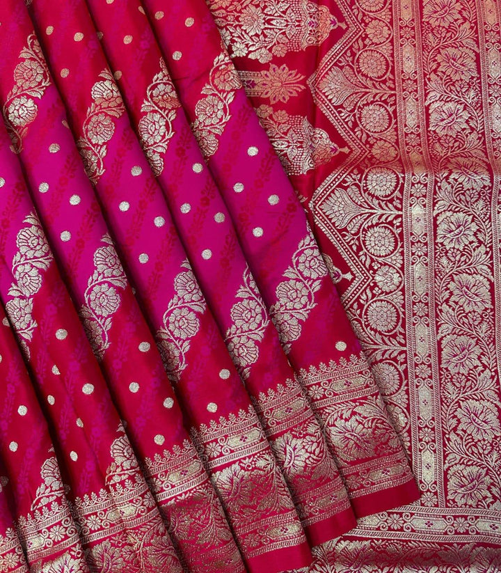 Beautiful Munga Silk Saree With Jal Weaving