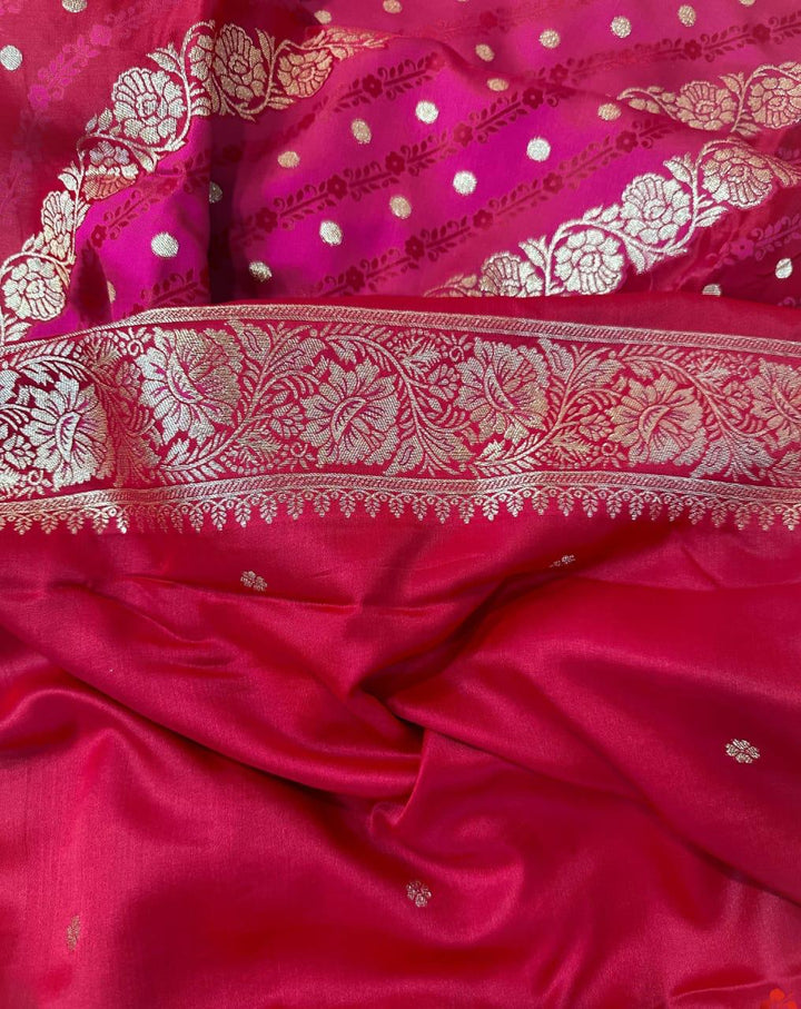 Beautiful Munga Silk Saree With Jal Weaving