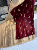 Fancy Banarase Raw Mango Silk Saree