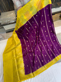 Fancy Banarase Raw Mango Silk Saree