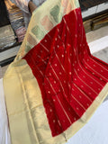 Fancy Banarase Raw Mango Silk Saree